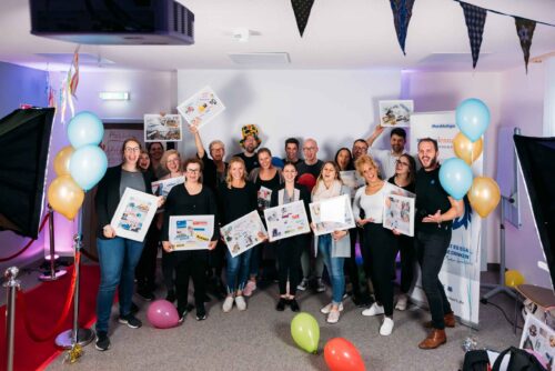 Gruppenfoto Visionboard Workshop