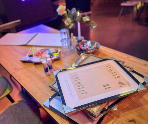 Visionboard Workshop Tisch